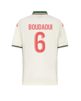 Billige Fotballdrakt OGC Nice Hicham Boudaoui #6 Replika Bortedrakt 2025-26 Kortermet Billige Fotballdrakt OGC Nice Hicham Boudaoui #6 Replika Bortedrakt 2025-26 Kortermet